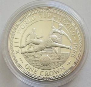 Münze Versilbert WM 1986 Mexiko  - Bild 1 von 2