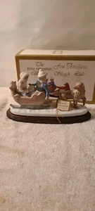 Paul Sebastan Feinporzellan Hundeschlitten - Bild 1 von 5