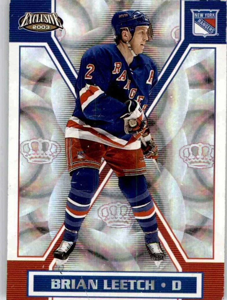 2002-03 Pacific Exclusive Brian Leetch #115 - Image 1 of 2