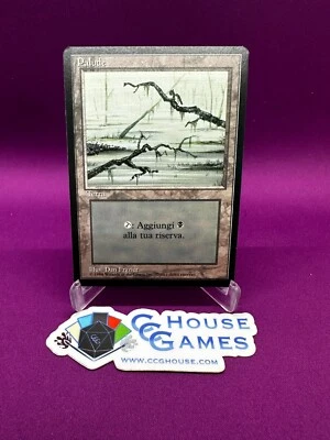 MTG Swamp (C - 2 Branches) Italian Beta Revised FBB Black Bordered *CCGHouse* - Image 1 of 2