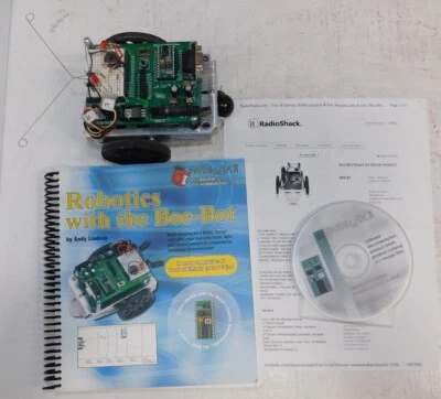 PARALLAX BOE-BOT Robot Kit Serial Version Assembled Working - Image 1 of 4