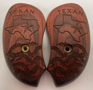 Oversized Bond Arms Derringer Texan Engraved Rosewood Grips Altamont - Picture 1 of 1