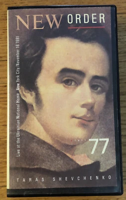 FACTORY RECORDS-New Order-VHS VIDEO-Taras Shevchenko-FACT 77-Live 11/18/1981 - Image 1 of 3