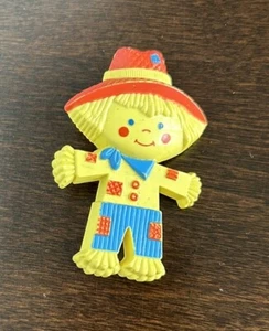 Vintage 1975 Avon Peter Patches Scarecrow Pin Pal Fragrance Glace - Picture 1 of 3