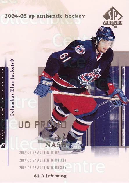 2004-05 SP Authentic UD Promos #26 Rick Nash - Image 1 of 1