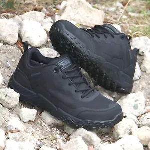 ZAPATOS MAGNUM IMPERMEABLES OUTDOOR TURN CAMPING ZAPATOS DE SENDERISMO NEGRO - Imagen 1 de 5