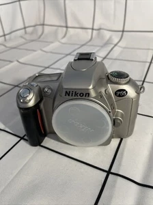 Nikon F55 Camera Body 35mm Film Manual Tested & Working Silver Built In Flash - Picture 1 of 6