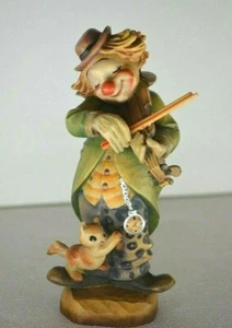 ANRI Circus Serenade by Juan Ferrandiz Wood Carving RARE 6 inch figurine - Picture 1 of 11