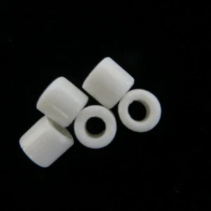 1000 White African Tile Tube Beads 296g Czech Glass for jewelry beading Vtg NOS - Picture 1 of 4
