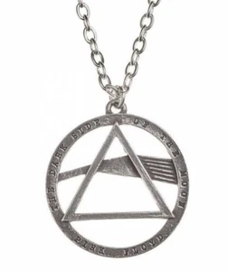 Pink Floyd: Dark Side, Prism Pendant Necklace, Music, Rock Band, Alchemy England - Picture 1 of 4