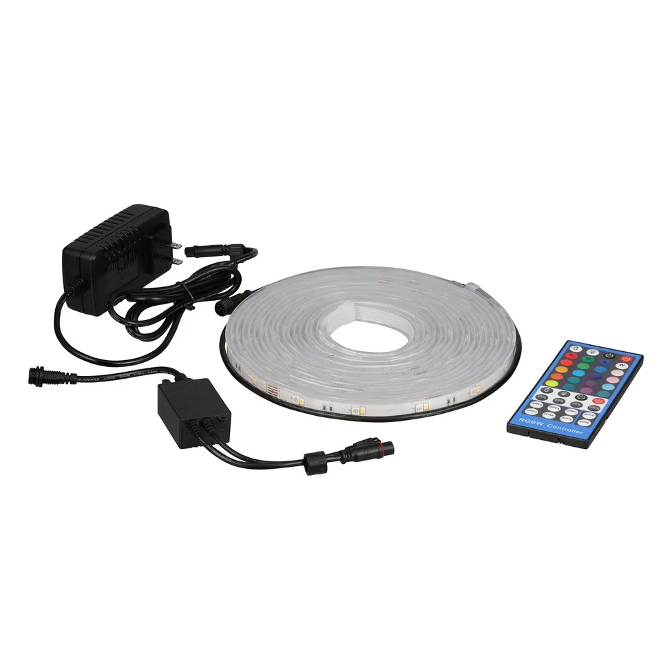 Good Earth Cabinet Lighting 24 FT Self-adhesive Tape LED Strip Light Kit Colors