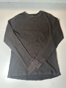 Wallace & Barnes Textured Crewneck Cotton Pullover Sweatshirt Brown Size LT - Picture 1 of 6