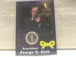 1991 Desert Storm Yellow Ribbon President George H. Bush card # 52 AMA - Picture 1 of 2
