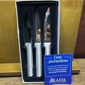 Rada Cutlery - S01 Rada Cutlery Paring Knife Set 3 Knives with Stainless Stee... - Picture 1 of 1