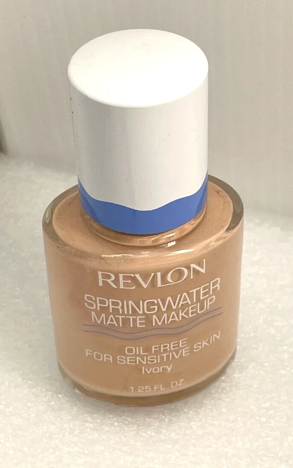 New REVLON Springwater Matte Makeup Oil Free for Sensitive Skin - IVORY  **RARE - Image 1 of 4