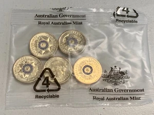 2019 Australian National Police Remembrance Day $2 RAM Coin Bag (5 Coins) - Picture 1 of 3