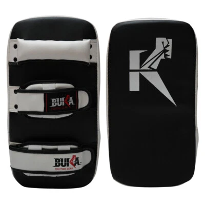 BUKA FIGHTING GEAR Kick Boxing Strike Curved Thai Pad MMA Training Focus Target Muay Thai 1 PC