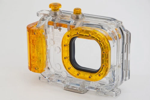 Seashell SS-2 Underwater 40M 130ft Waterproof Camera Housing Case Yellow SS2 NEW - Image 1 of 1