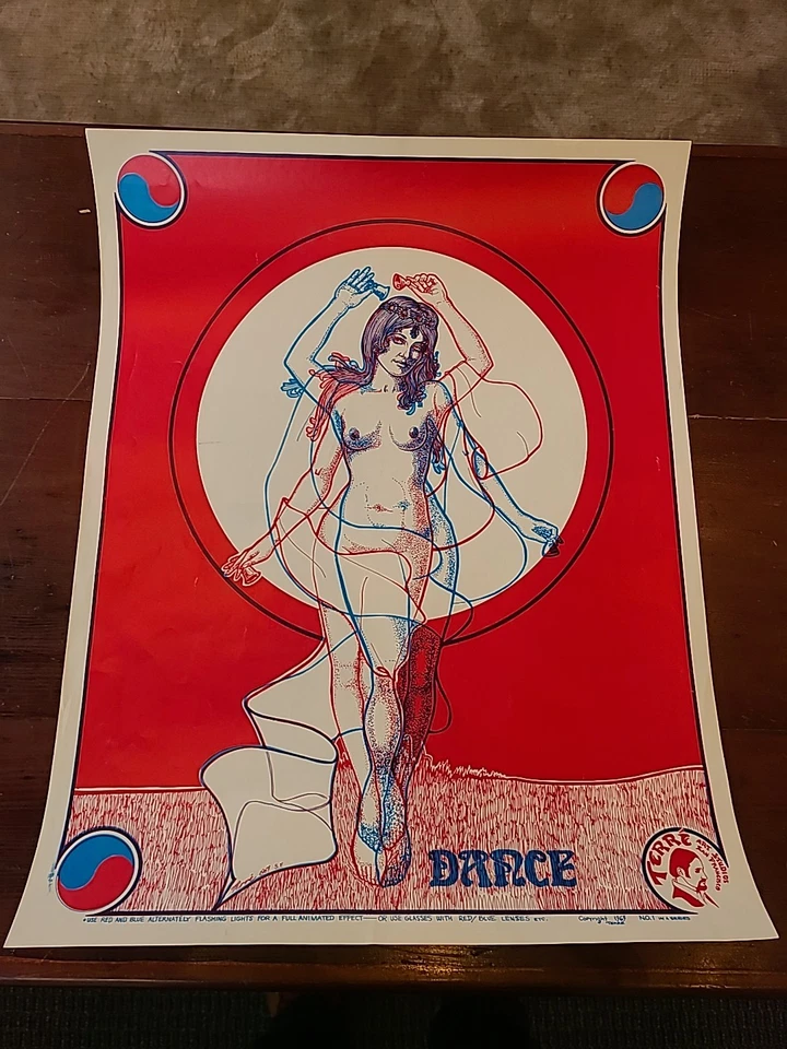 Terre Art Studios Series #1 1967 Dance Poster Psychedelic - Image 1 of 1