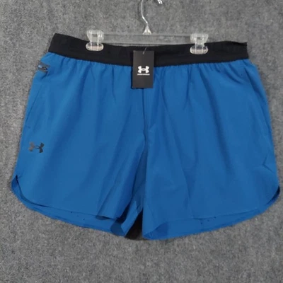 Pantalones Cortos Under Armour UA Peak Tejidos Para Hombre 2XL Azul Elastizados Gimnasio Correr Nuevas Etiquetas Foto 1 de 4