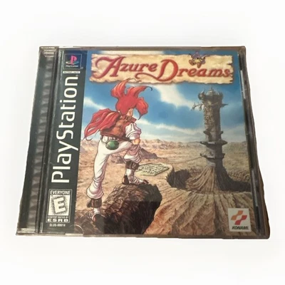 Azure Dreams Sony PlayStation 1 Black Label Complete w/Manual 1998 Konami TESTED - Image 1 of 3