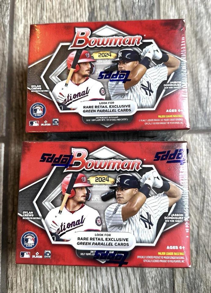 (2 LOTE) 2024 BOWMAN BÉISBOL SELLADO BLÁSTER CAJA NOVATOS RC JACKSON SKENES ELLY Foto 1 de 4