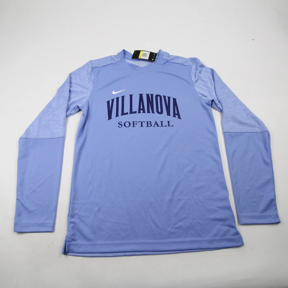 Camisa masculina Villanova Wildcats Nike manga longa azul nova - Imagem 1 de 1