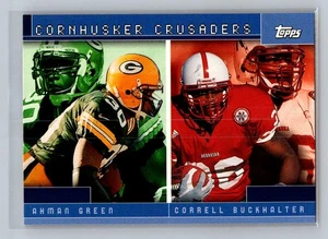 2001 Topps Combos Cornhusker Crusaders (Ahman Green / Correll Buckhalter) #TC16 - Imagen 1 de 2