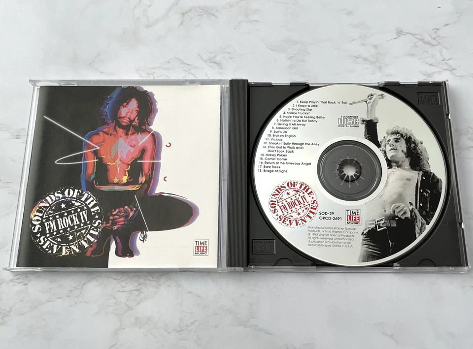 Time Life Sounds Of The Seventies FM Rock IV CD Deep Purple, Lou Reed, Santana Foto 1 de 4