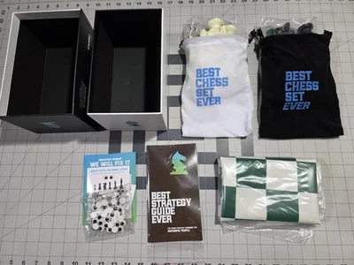 El mejor juego de ajedrez de todos los tiempos, tablero verde 3x ponderado, alfombrilla de silicona de 20x20 pulgadas Foto 1 de 4