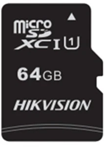 Sd-Micro Hiksemi (By Hikvision) 64GB C1 Klasa 10 UHS-I + adapter - HS-TF-C1 - Zdjęcie 1 z 1