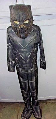 Marvel Black Panther Kilmonger costume w 3/4 mask youth sz S (8/10) - Image 1 of 4