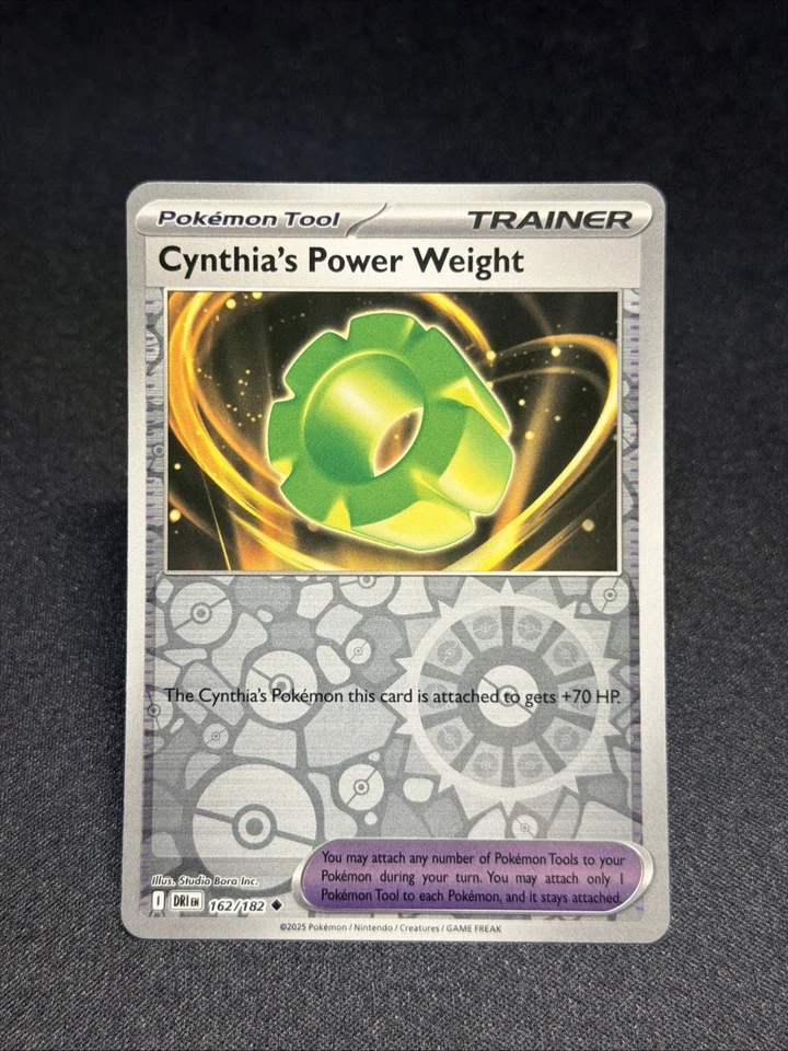 Pokémon TCG - Cynthia's Power Weight 162/182 (RH Reverse Holo) - Destined Rivals - Image 1 of 3