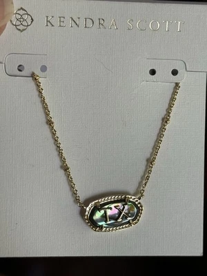 Collar Kendra Scott Elisa TX Texas - Concha de abulón, cadena dorada, nuevo con etiquetas listo para regalo Foto 1 de 3