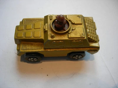 STOAT SCOUT CAR MILITÄR  MATCHBOX SUPERFAST 28 ENGLAND 1973 leicht bespielt - Bild 1 von 4