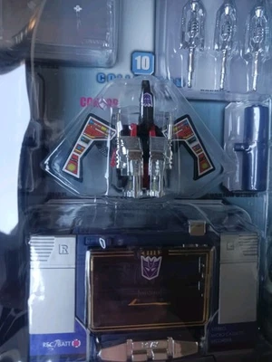 FIGURA TRANSFORMERS COLLECTION 10 DECEPTICON SOUNDWAVE LASERBEAK TAKARA NUEVO Foto 1 de 4
