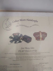 Calico Moon Handcrafts Sew Many Sides Pattern - Picture 1 of 10