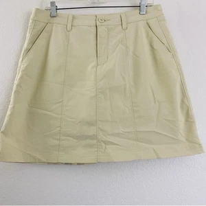 Patagonia Women's Skirt Skort Golf Hike Pockets Size 8 Khaki - Picture 1 of 4