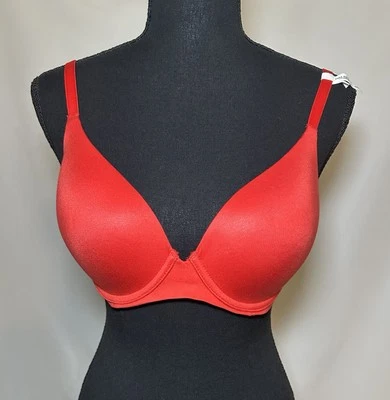 Aerie Full Coverage Red Lightly Lined Real Sunnie Strappy Bra Women's 34D NWT - Image 1 of 4