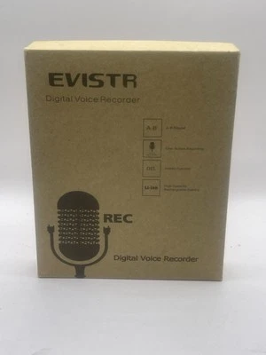 EVISTR  8GB L357 Digital Voice Recorder Activated FOR LECTURE with Playback ++ - Image 1 of 4