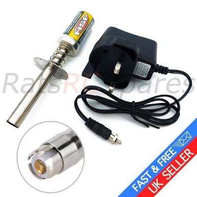 HSP Nitro Glow Plug Starter Igniter 3600mAh Nitro Engine & Charger - UK Seller - Image 1 of 4