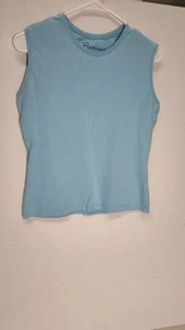 Premier Blue Tank top Size Medium stretch - Picture 1 of 8