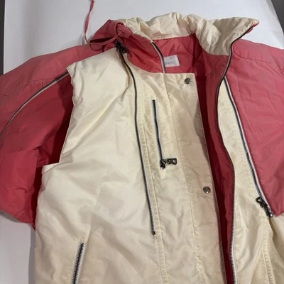 Chaleco chaqueta esquí mujer Bogner vintage talla grande marfil rosa natural Foto 1 de 4