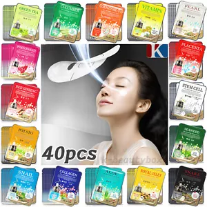 40PCS Essence Facial Face Mask Sheet, Moisture Face Mask Pack Korean Cosmetics - Picture 1 of 10