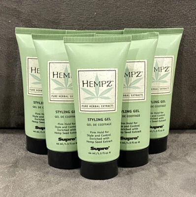 GEL DE PEINADO CÁÑAMO FIRME - 1,5 OZ CADA TAMAÑO DE VIAJE - PAQUETE DE 6 Foto 1 de 2