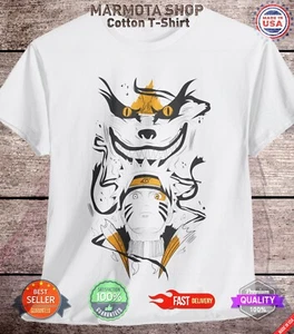 Naruto Shirt Uzumaki Anime Kurama Unisex Tee T-Shirt All Sizes Unisex Soft Ninja - Picture 1 of 35