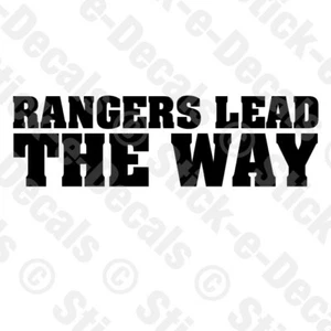 RANGERS LEAD THE WAY US Army Decal Military Armed Forces - Picture 1 of 2