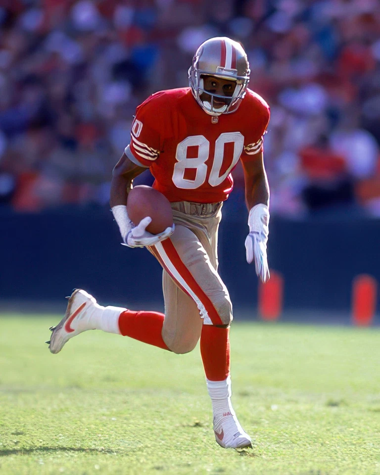 Jerry Rice #80 San Francisco 49ers NFL 8"X10" Glossy Photo Print 7-FBV - Image 1 of 1