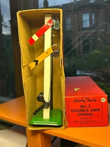 Hornby O Gauge No.2 Double Arm Signal 42361 NMint in GOOD Box all original - Picture 1 of 5