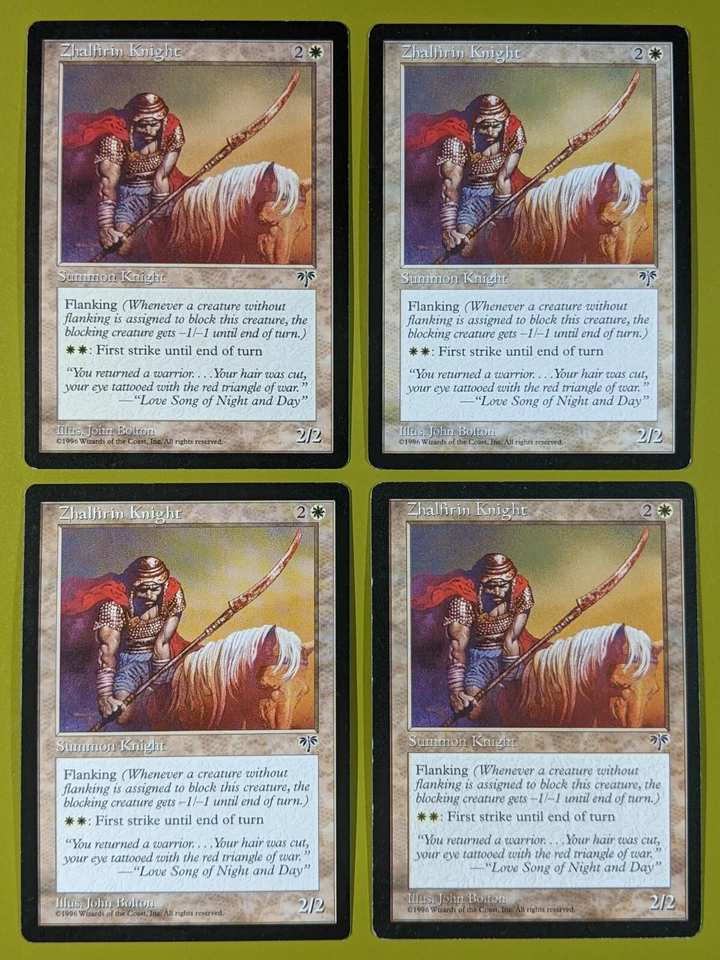 Zhalfirin Knight x4 Mirage 4x Playset Magic the Gathering MTG - Image 1 of 1